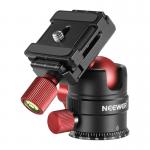 Cap de trepied Neewer GM28, 28mm, Rotire 360 grade, Sarcina maxima 5kg, Negru / Rosu 4 - lerato.ro