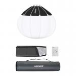 Difuzor foto softbox Neewer NS90L, Tip lanterna, 90 cm, Forma rotunda, Negru 3 - lerato.ro