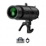 Lampa LED Neewer LS-300 cu montura Bowens, 300W, Reglare focalizare, Control fascicul lumina, Negru 3 - lerato.ro