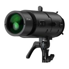 Lampa LED Neewer LS-300 cu montura Bowens, 300W, Reglare focalizare, Control fascicul lumina, Negru