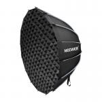 Difuzor foto softbox Neewer SF120Q, Forma sferica, Montura Bowens, Diametru 120 cm, Negru 2 - lerato.ro