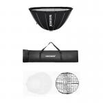 Difuzor foto softbox Neewer SF120Q, Forma sferica, Montura Bowens, Diametru 120 cm, Negru 3 - lerato.ro