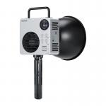 Lampa LED Neewer HB80C, RGB COB, 80W, 2500-7500K, Lumina reglabila, 5000mAh, Silver 3 - lerato.ro