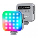 Lampa LED Neewer BL60C, RGB, 2500-9000K, 450lux, 2000mAh, Lumina reglabila, USB-C, Gri 2 - lerato.ro