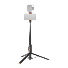 Selfie stick cu trepied Neewer PA992, Sistem Quick Release, Telecomanda Bluetooth, Lungime maxima 147cm, Negru