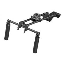 Suport de umar pentru camere foto / video Neewer SR007 cu prindere ARCA, Diametru sina 15mm, Sarcina maxima 5kg, Aluminiu, Negru
