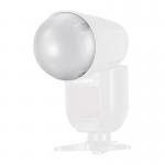 Difuzor tip cupola Neewer Z1 M12 compatibil cu bliturile Neewer Z1 / Z2, 7 × 7 × 3.9 cm, Alb / Transparent 3 - lerato.ro