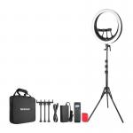 Lampa inelara LED Neewer RP19H, Diametru 19 inch, 3200-5600K, 2540lux, Lumina reglabila, Alimentare la retea, Negru 3 - lerato.ro