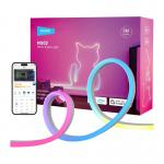 Banda LED Neewer NS01, Lungime 5m, Iluminare RGB, 2700–6500K, Control aplicatie / vocal, Bluetooth, IP65, Multicolor 3 - lerato.ro