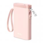 Imprimanta termica portabila Nelko P21, Latime imprimare 15 mm, Bluetooth, USB-C, Roz 2 - lerato.ro