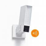 Camera de supraveghere cu sirena Netatmo Smart, Exterior, Control Wi-Fi, Detectare persoane / masini / animale, Compatibila cu iOS si Android, Alb
