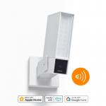 Camera de supraveghere cu sirena Netatmo Smart, Exterior, Control Wi-Fi, Detectare persoane / masini / animale, Compatibila cu iOS si Android, Alb