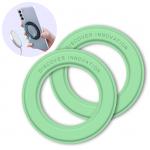 Set 2 stickere Nillkin SnapLink Magnetic compatibil cu functia MagSafe, Verde
