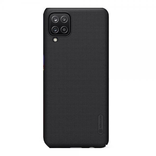 Carcasa Nillkin Frosted Shield compatibila cu Samsung Galaxy A12 (2020/2021) Black