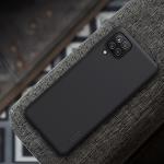 Carcasa Nillkin Frosted Shield compatibila cu Samsung Galaxy A12 (2020/2021) Black