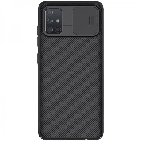 Carcasa Nillkin Cam Shield compatibila cu Samsung Galaxy A71 Black 1 - lerato.ro