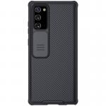 Carcasa Nillkin Cam Shield Pro compatibila cu Samsung Galaxy Note 20 Black 2 - lerato.ro
