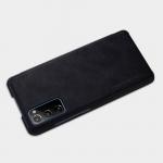 Husa Nillkin Qin Leather compatibila cu Samsung Galaxy S20 FE 5G Black 6 - lerato.ro