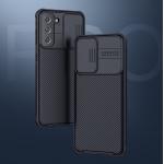 Carcasa Nillkin Cam Shield Pro compatibila cu Samsung Galaxy S21 Black 5 - lerato.ro