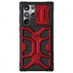 Carcasa Nillkin Adventurer compatibila cu Samsung Galaxy S22 Ultra Red 2 - lerato.ro