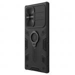 Carcasa Nillkin Cam Shield Armor compatibila cu Samsung Galaxy S22 Ultra Black 6 - lerato.ro