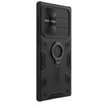 Carcasa Nillkin Cam Shield Armor compatibila cu Samsung Galaxy S22 Ultra Black 4 - lerato.ro