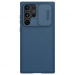 Carcasa Nillkin Cam Shield Pro compatibila cu Samsung Galaxy S22 Ultra Blue 2 - lerato.ro