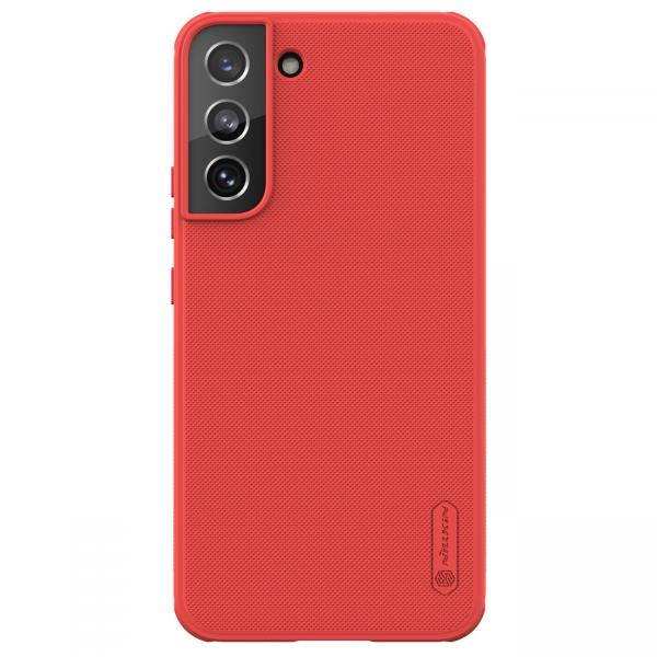 Carcasa Nillkin Frosted Shield Pro compatibila cu Samsung Galaxy S22 Red 1 - lerato.ro