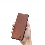 Husa Nillkin Aoge Leather compatibila cu Samsung Galaxy Z Fold 3 5G Brown