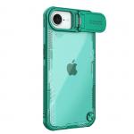 Carcasa cu protectie camera si suport Nillkin Iceblade Prop compatibila cu iPhone 16e Green 2 - lerato.ro
