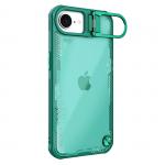 Carcasa cu protectie camera si suport Nillkin Iceblade Prop compatibila cu iPhone 16e Verde 2 - lerato.ro