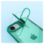 Carcasa cu protectie camera si suport Nillkin Iceblade Prop compatibila cu iPhone 16e Verde 13 - lerato.ro