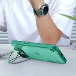 Carcasa cu protectie camera si suport Nillkin Iceblade Prop compatibila cu iPhone 16e Verde 9 - lerato.ro