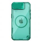 Carcasa magnetica Nillkin Iceblade Prop cu capac pentru obiectiv si suport pentru iPhone 16e Verde 3 - lerato.ro