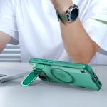 Carcasa magnetica Nillkin Iceblade Prop cu capac pentru obiectiv si suport pentru iPhone 16e Verde 12 - lerato.ro