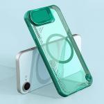 Carcasa magnetica Nillkin Iceblade Prop cu capac pentru obiectiv si suport pentru iPhone 16e Verde 8 - lerato.ro