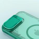 Carcasa magnetica Nillkin Iceblade Prop cu capac pentru obiectiv si suport pentru iPhone 16e Verde 9 - lerato.ro