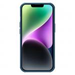 Carcasa Nillkin Super Frosted Shield Pro Magnetic incarcare MagSafe compatibila cu iPhone 14 Plus Albastru 4 - lerato.ro