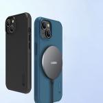 Carcasa Nillkin Super Frosted Shield Pro Magnetic incarcare MagSafe compatibila cu iPhone 14 Plus Albastru 8 - lerato.ro