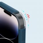 Carcasa Nillkin Super Frosted Shield Pro Magnetic incarcare MagSafe compatibila cu iPhone 14 Pro Max Albastru 13 - lerato.ro