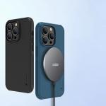 Carcasa Nillkin Super Frosted Shield Pro Magnetic incarcare MagSafe compatibila cu iPhone 14 Pro Max Albastru 8 - lerato.ro