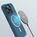 Carcasa Nillkin Super Frosted Shield Pro Magnetic incarcare MagSafe compatibila cu iPhone 14 Pro Max Albastru 9 - lerato.ro