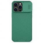 Carcasa Nillkin CamShield Pro Armored cu protectie pentru camera compatibila cu iPhone 14 Pro Max Verde 2 - lerato.ro