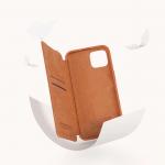 Husa Nillkin Qin Pro Leather compatibila cu iPhone 14 Plus Brown 10 - lerato.ro