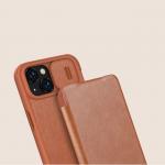 Husa Nillkin Qin Pro Leather compatibila cu iPhone 14 Plus Brown 12 - lerato.ro