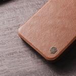 Husa Nillkin Qin Pro Leather compatibila cu iPhone 14 Plus Brown 14 - lerato.ro
