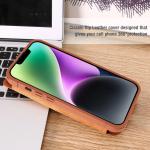 Husa Nillkin Qin Pro Leather compatibila cu iPhone 14 Plus Brown 15 - lerato.ro