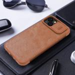 Husa Nillkin Qin Pro Leather compatibila cu iPhone 14 Plus Brown 16 - lerato.ro