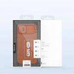 Husa Nillkin Qin Pro Leather compatibila cu iPhone 14 Plus Brown 6 - lerato.ro