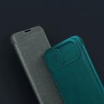 Carcasa Nillkin Qin Pro Leather compatibila cu iPhone 14 Plus, Negru 14 - lerato.ro